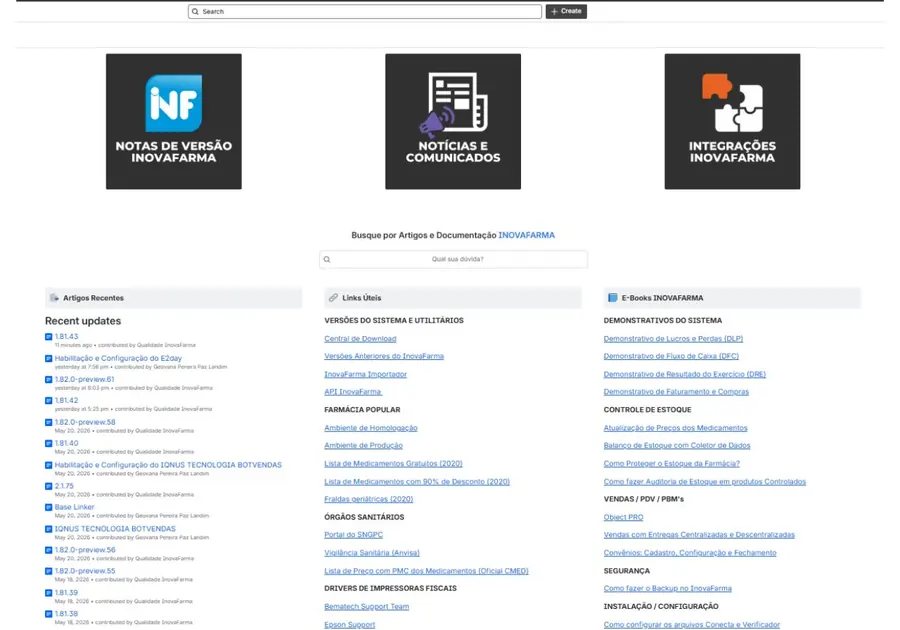 Intranet e base de conhecimento